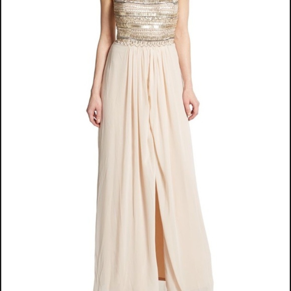 NWT! Aidan Mattox Embellished Bodice Dress - Prom!